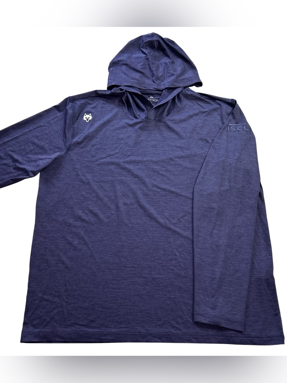 Greyson Guide Sport Hoodie Mens XL Blue ISCO Championship PGA Golf Wolf Pullover